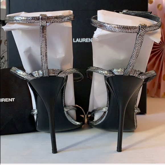 Saint Laurent Cassandra Sandals - Picture 5 of 8